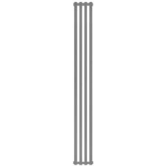 Радиатор алюминиевый Stout (Стаут) Tonale 1800 4 секции универсальное подключение серый 2676 cod.08 (SRA-2120-18000804)