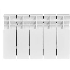 Радиатор биметаллический Stout (Стаут) Titan 200 5 секций боковое подключение белый RAL 9016 (SRB-3310-020005)