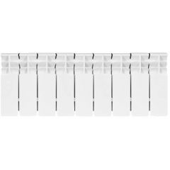 Радиатор биметаллический Stout (Стаут) Titan 200 9 секций боковое подключение белый RAL 9016 (SRB-3310-020009)