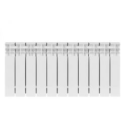 Радиатор биметаллический Stout (Стаут) Titan 350 11 секций боковое подключение белый RAL 9016 (SRB-3310-035011)