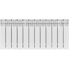 Радиатор биметаллический Stout (Стаут) Titan 350 12 секций боковое подключение белый RAL 9016 (SRB-3310-035012)