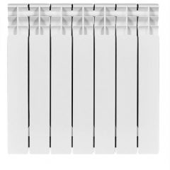 Радиатор биметаллический Stout (Стаут) Titan 500 7 секций боковое подключение белый RAL 9016 (SRB-3310-050007)