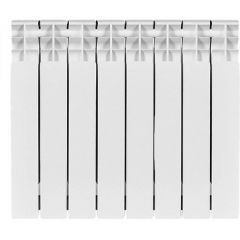 Радиатор биметаллический Stout (Стаут) Titan 500 8 секций боковое подключение белый RAL 9016 (SRB-3310-050008)