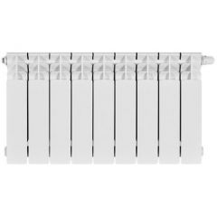 Радиатор биметаллический Stout (Стаут) Titan Ventil 350 9 секций нижнее правое подключение белый RAL 9016 (SRB-3320-035009)