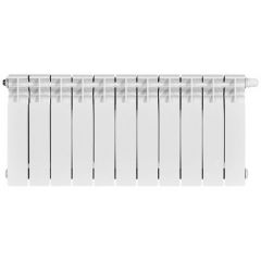 Радиатор биметаллический Stout (Стаут) Titan Ventil 350 11 секций нижнее правое подключение белый RAL 9016 (SRB-3320-035011)