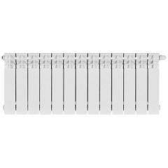 Радиатор биметаллический Stout (Стаут) Titan Ventil 350 13 секций нижнее правое подключение белый RAL 9016 (SRB-3320-035013)