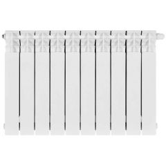 Радиатор биметаллический Stout (Стаут) Titan Ventil 500 10 секций нижнее правое подключение белый RAL 9016 (SRB-3320-050010)