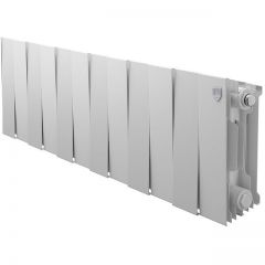 Радиатор биметаллический Royal Thermo PianoForte 200 10 секций подключение боковое белый
