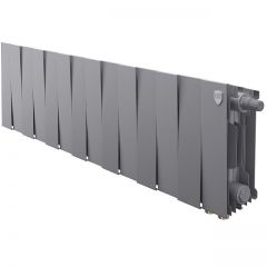 Радиатор биметаллический Royal Thermo (Роял Термо) PianoForte 200 14 секций VR подключение нижнее серый