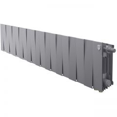 Радиатор биметаллический Royal Thermo (Роял Термо) PianoForte 200 20 секций VR подключение нижнее серый
