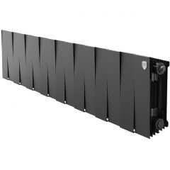 Радиатор биметаллический Royal Thermo (Роял Термо) PianoForte 200 16 секций подключение боковое черный
