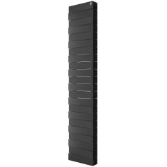 Радиатор биметаллический Royal Thermo PianoForte Tower 300 22 секций подключение нижнее черный