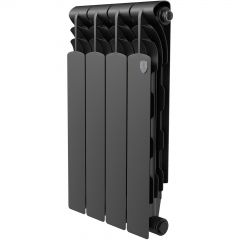 Радиатор биметаллический Royal Thermo (Роял Термо) Revolution Bimetall 500 2.0 Noir Sable 4 секций