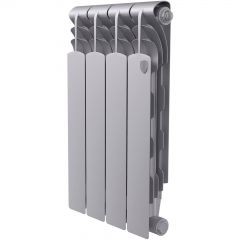 Радиатор биметаллический Royal Thermo (Роял Термо) Revolution Bimetall 500 2.0 Silver Satin 4 секций