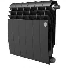 Радиатор биметаллический Royal Thermo (Роял Термо) BiLiner 350 Noir Sable VR80 6 секций