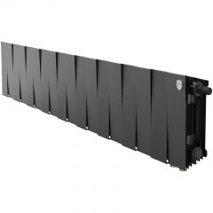 Радиатор биметаллический Royal Thermo (Роял Термо) PianoForte 200 Чёрный VR80 18 секций