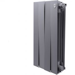 Радиатор биметаллический Royal Thermo (Роял Термо) PianoForte 500 Серебристый 4 секций