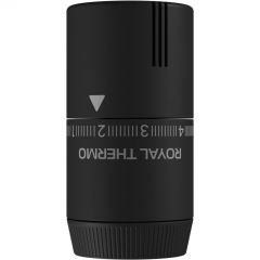 Термоголовка жидкостная Royal Thermo (Роял Термо) Design М30х1,5 (черный soft touch)