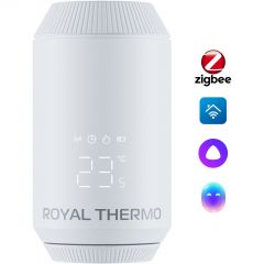 Термостат радиаторный электронный Royal Thermo (Роял Термо) Smart Heat 2.0, белый