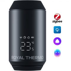 Термостат радиаторный электронный Royal Thermo (Роял Термо) Smart Heat 2.0, черный
