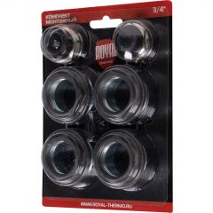 Комплект монтажный Royal Thermo (Роял Термо) 1х 3/4 черный