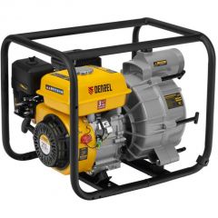 Мотопомпа бензиновая Denzel (Дензель) для грязной воды PX-80D7, 7 л.с., 3, 1300 л/мин, глуб 8 м,напор 30 м (99206)