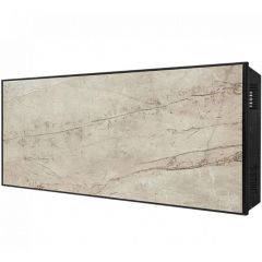 Отопительная панель Stout (Стаут) Grey Stone SCT 120х60 серый гранит/черный корпус (SCT-00GB-012060)