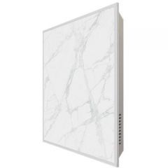 Отопительная панель Stout (Стаут) White Stone SCT 60х60 белый гранит/белый корпус (SCT-00WW-006060)