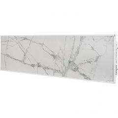 Отопительная панель Stout (Стаут) White Stone SCT 120х30 белый гранит/белый корпус (SCT-00WW-012030)