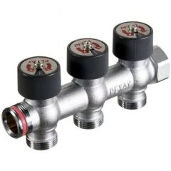 Распределительный коллектор Rehau (Рехау) 3/4x3/4 3 отвода евроконус (11316453001)