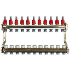 Коллекторный блок Gekon (Гекон), 1х3/4 дюйм, отводов 11 (GK 74111)