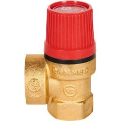 Предохранительный клапан Rommer (Роммер) для отопления 3 бар 1/2 x 3/4 (RVS-0001-003015)