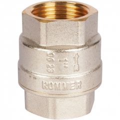 Клапан обратный пружинный Rommer (Роммер) муфтовый с пластиковым седлом 1 (RVC-0002-000025)