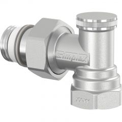 Вентиль Simplex (Симплекс) IG/M угловой 3/4x3/4 никел. покр. (F11908)