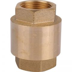 Клапан обратный пружинный Stout (Стаут) муфтовый с пластиковым седлом 3/4 (SVC-0012-000020)