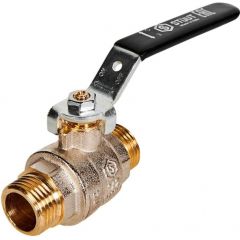 Кран шаровой полнопроходной Stout (Стаут) НР/НР, ручка рычаг 1 1/4 (SVB-0005-200032)