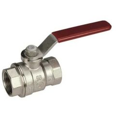 Кран шаровой Gekon 1 1/4 дюйм, ВР-ВР, хромированный, ручка рычаг (GK 550 114)