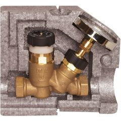 Вентиль термостатический Flamco (Фламко) циркуляционный NexusValve TW, внут. резьба DN 20, рег. 30-50 град. C, с изол. (M1206350)