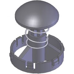 Клапан обратный пластиковый Meibes (Майбес) для кранов шаровых DN25, 32мм (M61853.09)