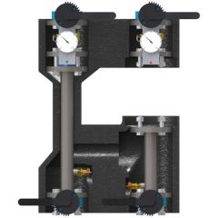 Насосная группа Elsen (Элсен) Powerbox 33, фланцевая, без насоса, без смесителя, прямая DN 40 (EFG40.010)