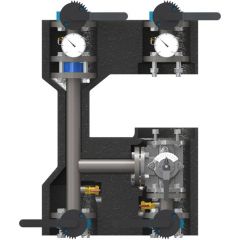 Насосная группа Elsen (Элсен) Powerbox 33, фланцевая, без насоса, со смесителем, без сервопривода DN 40 (EFG40.020)