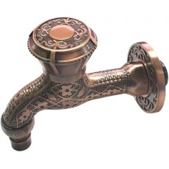 Кран с носиком Vieir (Виеир) ретро Медный короткий (VR324K)