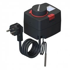 Сервопривод Rommer (Роммер) LED, 230V, с датчиком для фиксированной регулировки температуры (RVM-0015-230017)