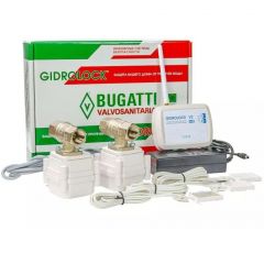 Система контроля протечки воды Gidrolock Ultimate Bugatti радио + WiFi Квартира 2 3/4