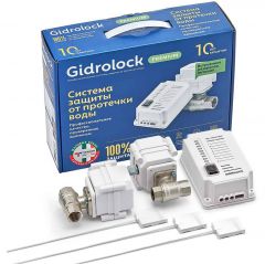 Система контроля протечки воды Gidrolock Professional Tiemme Квартира 1 1/2