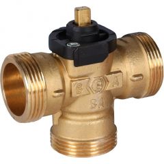 Клапан зональный компактный 3-ходовой Stout (Стаут), сервопривод 230V, с кабелем 1м., НР 1 1/4 (SVM-0170-300132)