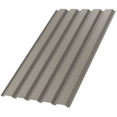 Профлист МеталлПрофиль (Metallprofil) МП-35, покрытие: Полиэстер, высота профиля: 35 мм, односторонний, ширина 1076 мм, цвет: 1035 Бежевый жемчуг, МП-35x1035-B (ПЭ-01-1035-0,7)