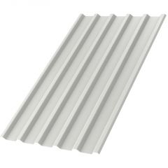 Профлист МеталлПрофиль (Metallprofil) МП-35, покрытие: NormanMP, высота профиля: 35 мм, односторонний, ширина 1076 мм, цвет: 9002 Серо-белый, МП-35x1035-B NormanMP (ПЭ-01-9002-0,5)
