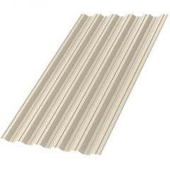 Профлист МеталлПрофиль (Metallprofil) НС-35, покрытие: Полиэстер, высота профиля: 35 мм, односторонний, ширина 1060 мм, цвет: 1015 Светлая слоновая кость, НС-35x1000-B (ПЭ-01-1015-0,7)