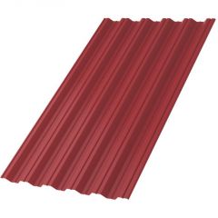 Профлист МеталлПрофиль (Metallprofil) НС-35, покрытие: VikingMP, высота профиля: 35 мм, односторонний, ширина 1060 мм, цвет: 3011 Коричнево-красный, НС-35x1000-B (VikingMP-01-3011-0,45)